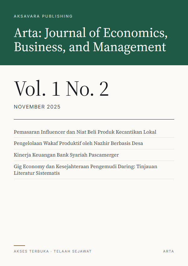 Sampul Arta: Journal of Economics, Business, and Management Vol. 1 No. 2